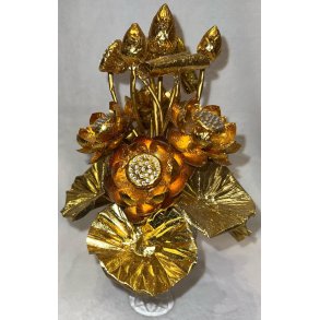 Forgyldt blomsteropsats