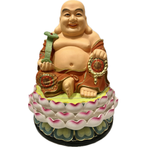 Den Smilende Buddha p lotusblomst