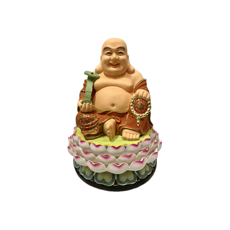 Den Smilende Buddha p lotusblomst