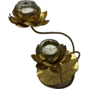 Lysestage, 2 stk. fyrfadslys