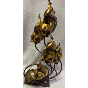 Lysestage, 6 stk. fyrfadslys